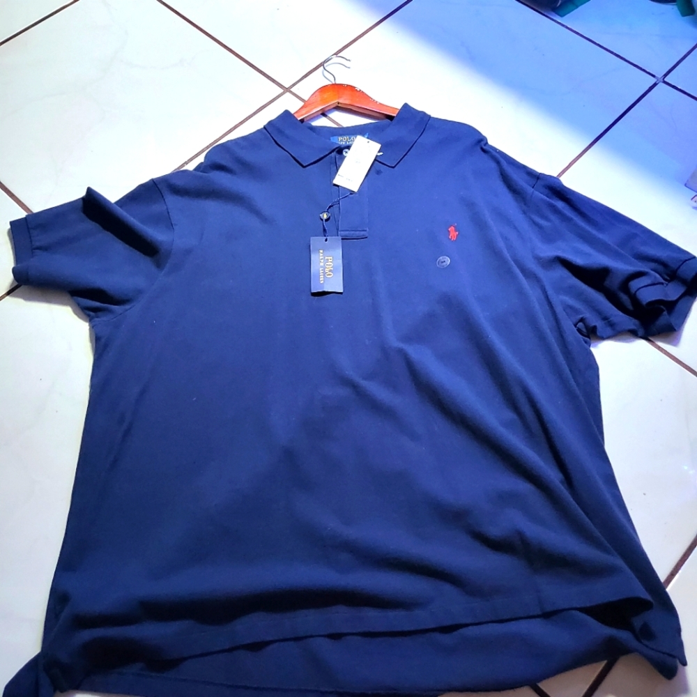 Bnwt Ralph Lauren Lolo shirt size 3xb navy